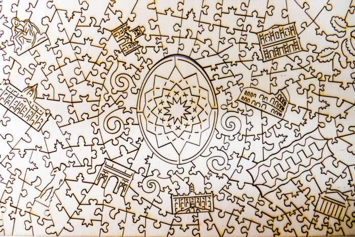 Puzzle di Legno FORMAcultura Michelangelo Creazione Adamo