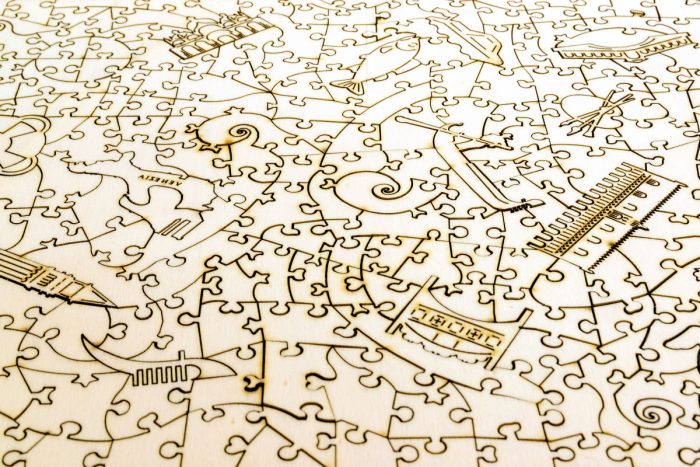 Puzzle di Legno FORMAcultura Venezia Canaletto Bucintoro
