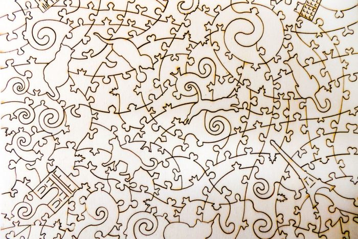 Puzzle di Legno FORMAcultura Steinlen Chat Noir