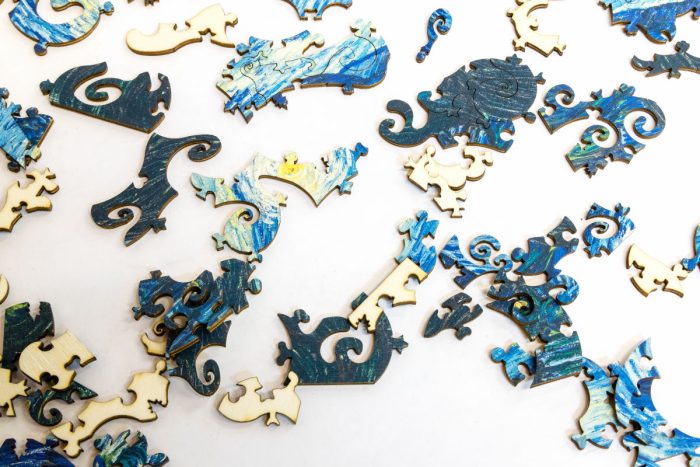 Puzzle di Legno FORMAcultura Van Gogh Notte Stellata
