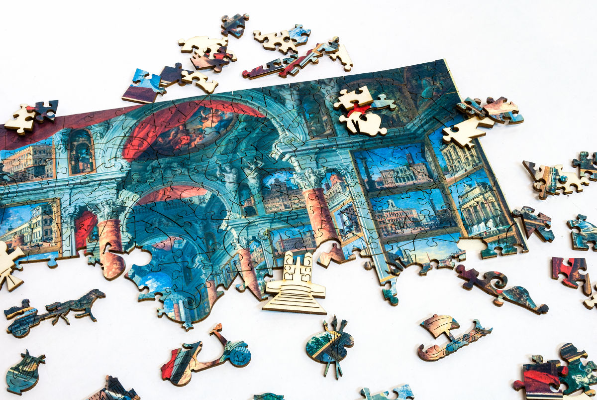 Puzzle di Legno FORMAcultura Pannini Roma Moderna