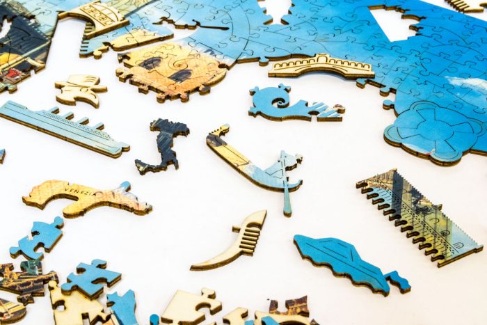 Puzzle di Legno FORMAcultura Venezia Canaletto Bucintoro