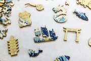Puzzle di Legno FORMAcultura Hokusai Onda Kanagawa
