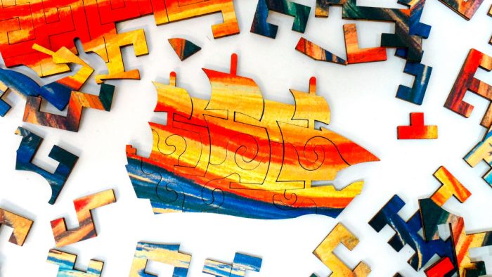 Puzzle di Legno FORMAcultura Munch Urlo