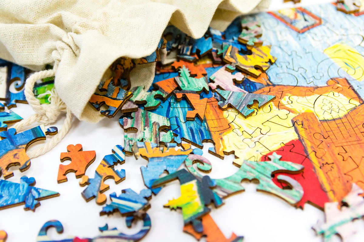 Puzzle di Legno FORMAcultura Van Gogh La Camera Arles