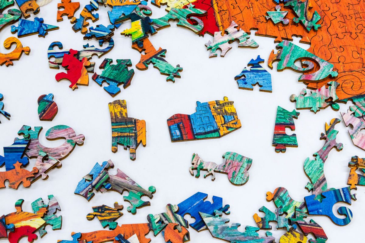 Puzzle di Legno FORMAcultura Van Gogh La Camera Arles