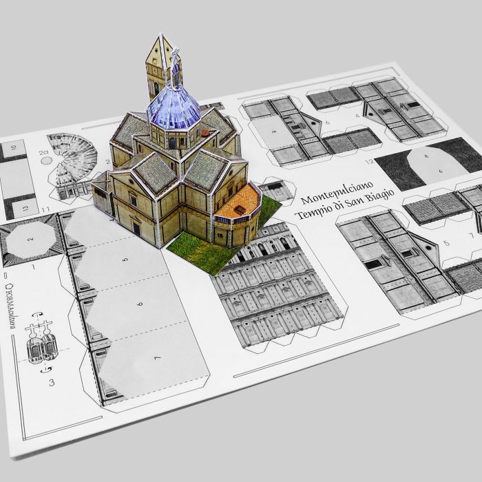 Siena Montepulciano temple of San Biagio - model to build - formacultura
