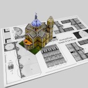 Siena Montepulciano temple of San Biagio - model to build - formacultura