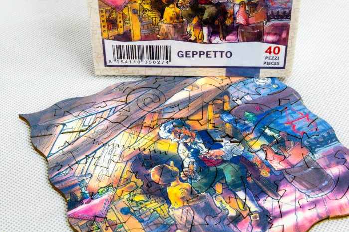 Pinocchio-Geppetto-puzzle-di-legno