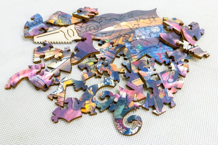 Pinocchio-Geppetto-puzzle-di-legno