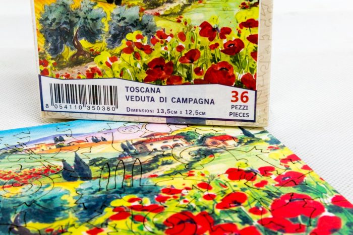 Toscana-veduta-di-campagna-puzzle-di-legno