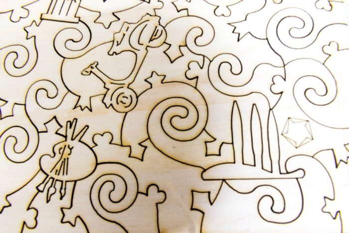 Toscana-Pisa-torre-pendente-puzzle-di-legno