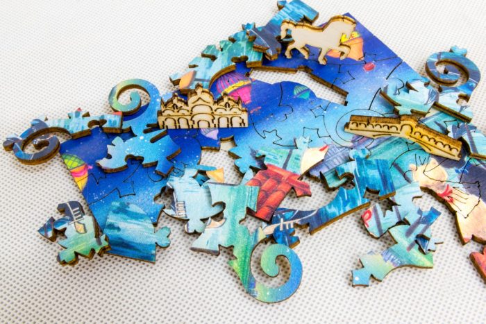 Venezia-Laguna-di-notte-puzzle-di-legno