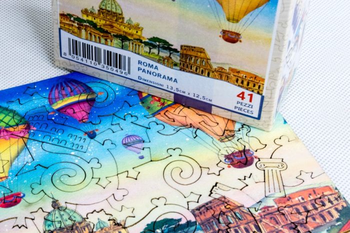 Roma, Panorama - puzzle di legno FORMAcultura