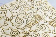 Roma, Piazza Navona, puzzle di legno, FORMAcultura