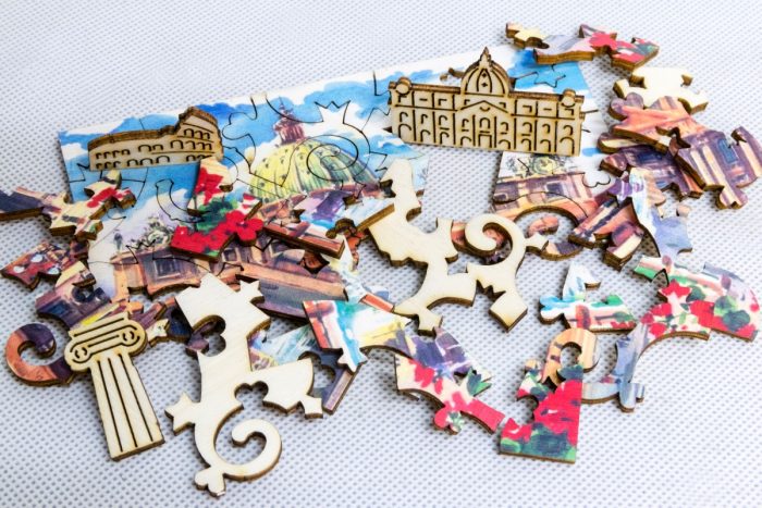 Roma, Basilica di San Pietro, puzzle di legno, FORMAcultura