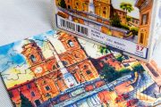 Roma, Trinità dei Monti, puzzle di legno, FORMAcultura