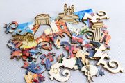 Roma, Trinità dei Monti, puzzle di legno, FORMAcultura