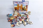 Roma, Trinità dei Monti, puzzle di legno, FORMAcultura