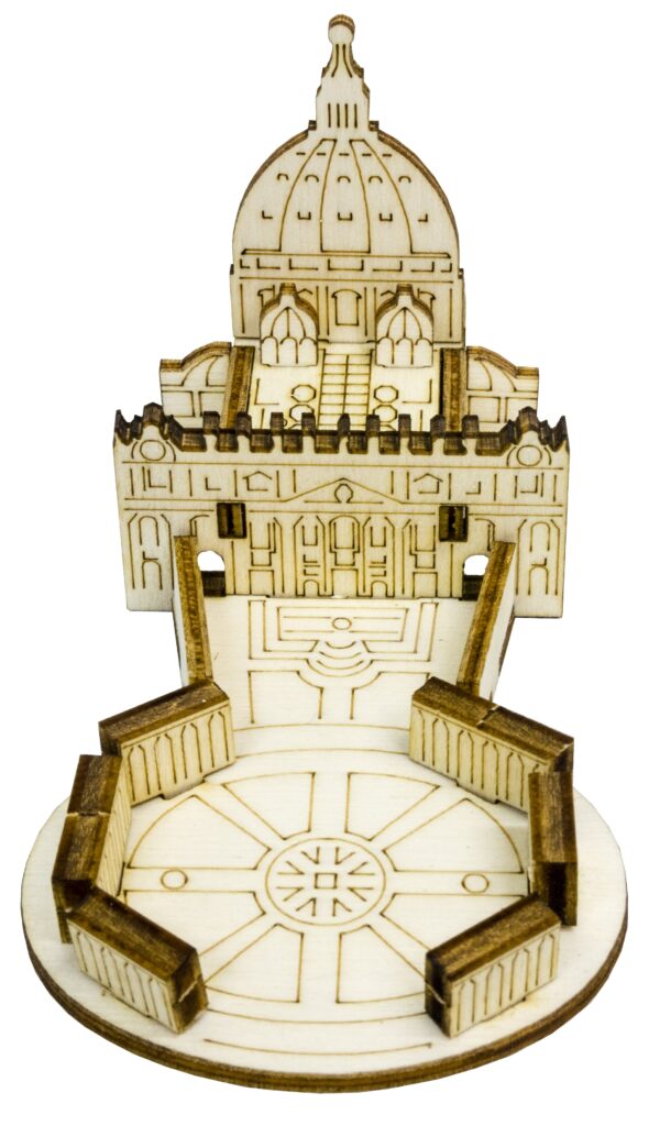 Roma-SanPietro-modello-legno-formacultura
