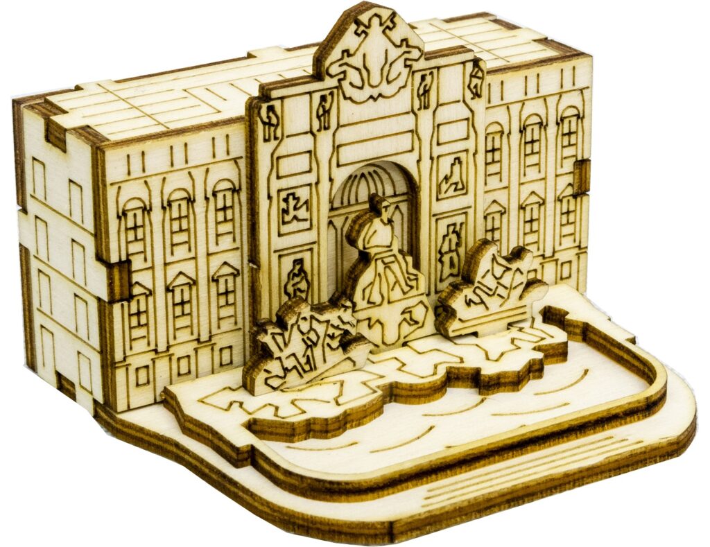 Roma-Fontana-di-Trevi-modello-legno-formacultura