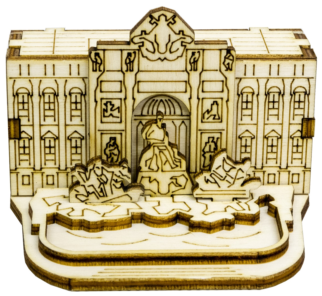 Roma-Fontana-di-Trevi-modello-legno-formacultura