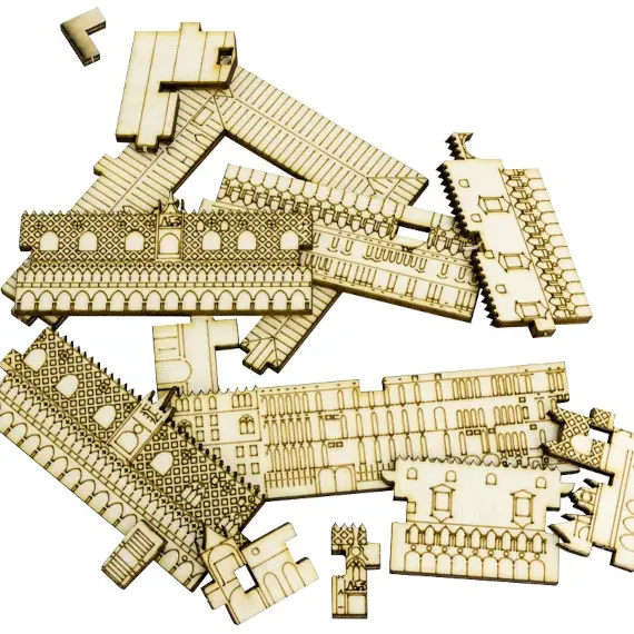 modellino legno monumento formacultura
